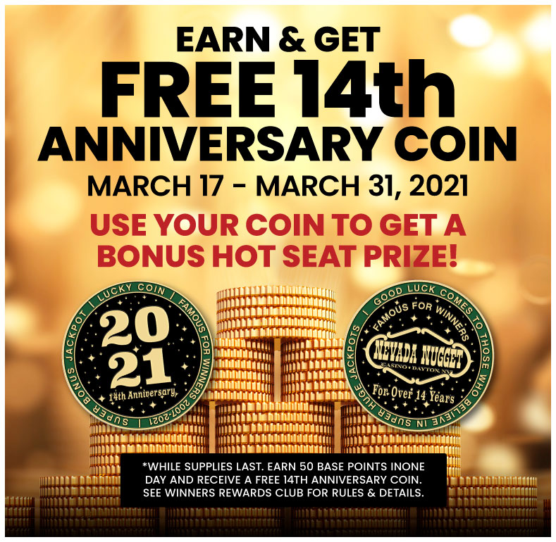 Earn & Get Anniversary Coin