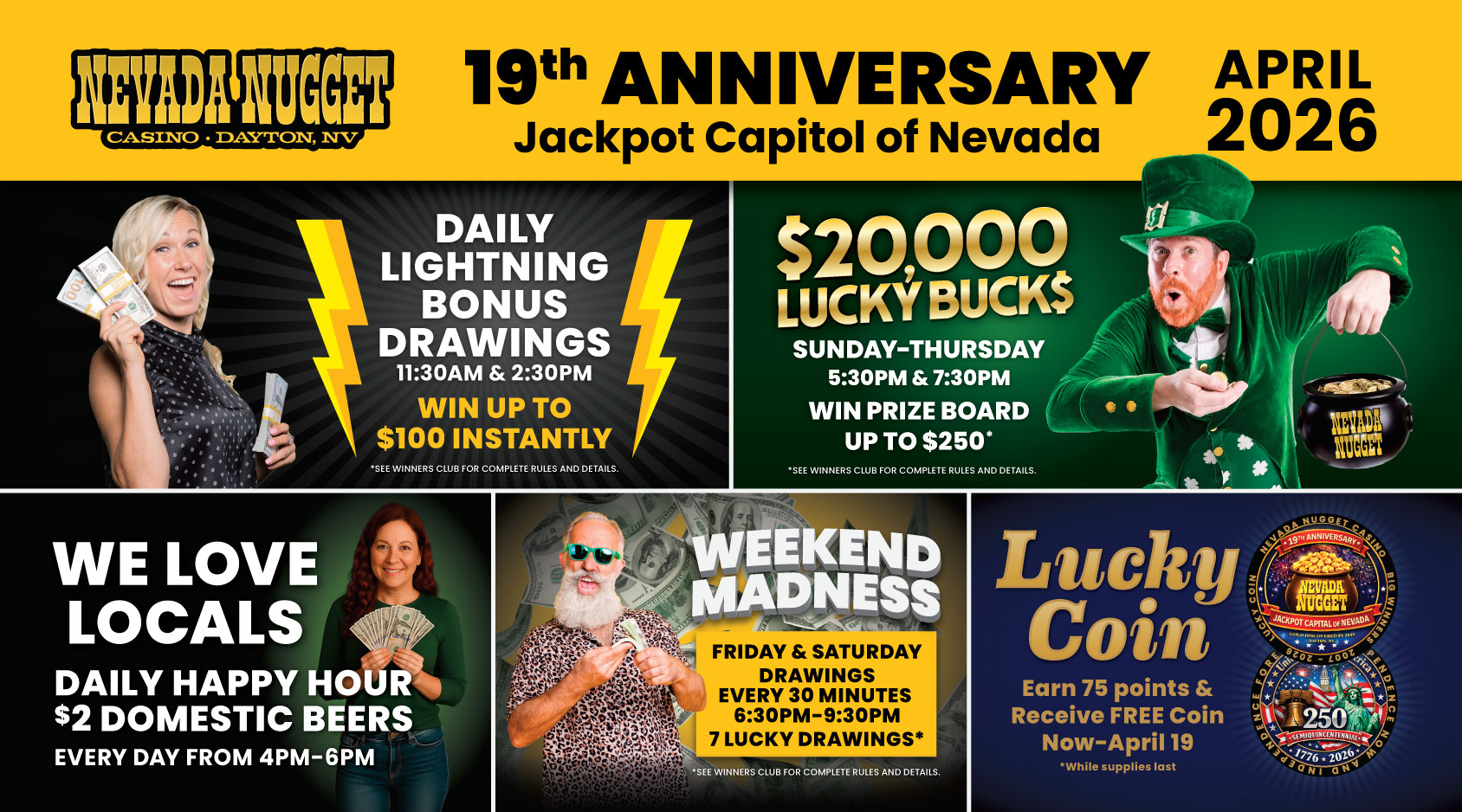 April 2026 Promotions