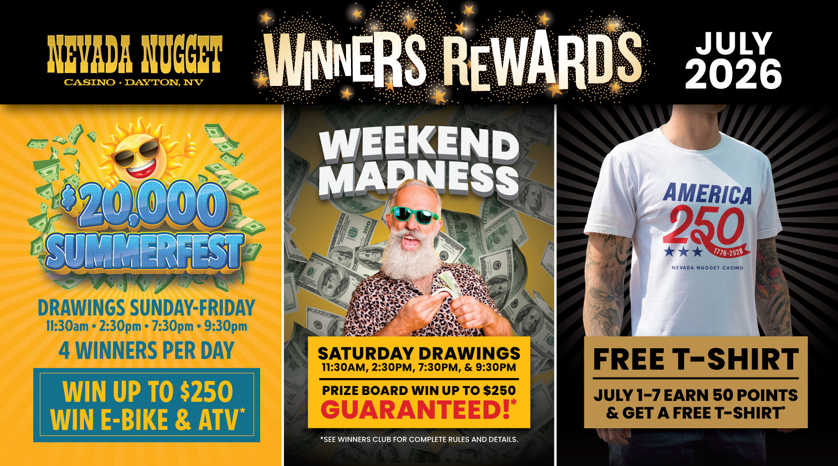 July 2026 Promotions
