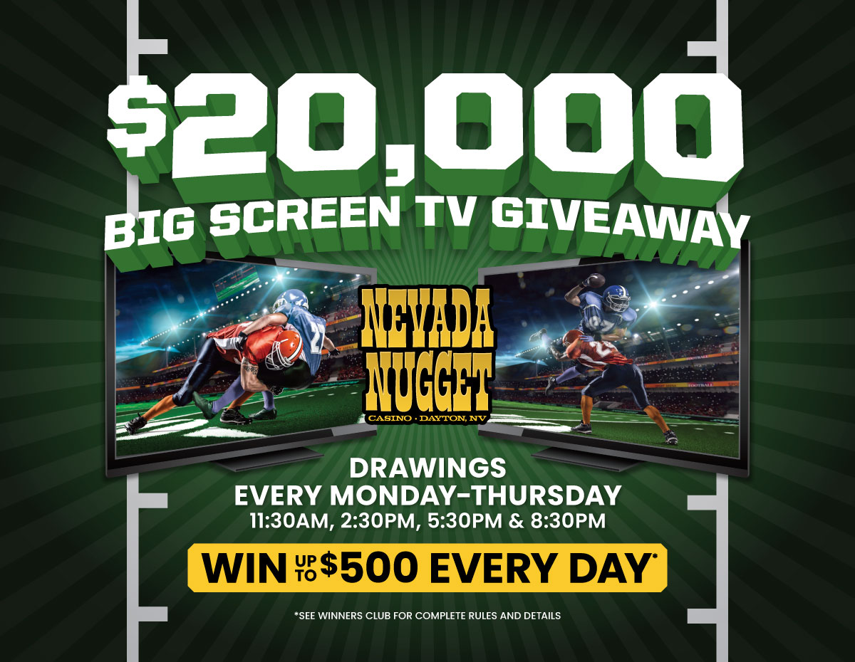 $20,000 Big Screen TV Giveaway